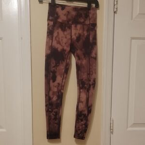 Victoria's Secret Tie-Dye Leggings - Brown and Black